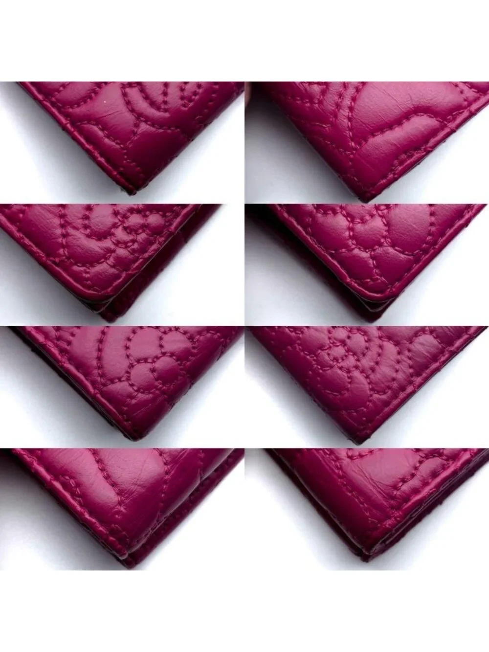 Chanel Wallet Camellia No 5 Stitch Trifold Compact